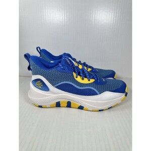 Size 9.5 Under Armour Curry 3Z 24 Blue Basketball Shoe 3027626-400 Mens NEW